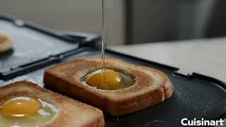 Eggs in a Hole with the Griddler® with Smokeless Mode [upl. by Romito587]