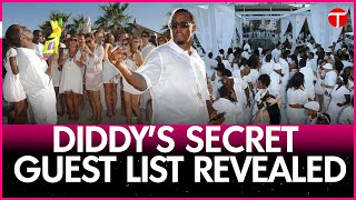 Diddys Alleged Party Guest List Goes Viral [upl. by Klemm]