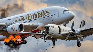 Emergency Landing Crash In Ocean  Two Planes Collide MidAir  Emirates a380 Crash [upl. by Harraf]