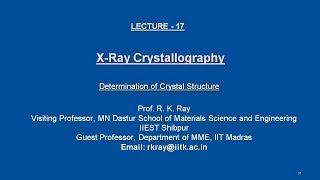 Determination of Crystal Structures [upl. by Anazus46]