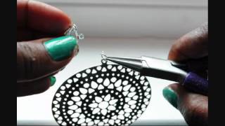 How to make Clip on Earrings  DIY [upl. by Lenes]