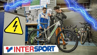 Je teste un VTT électrique INTERSPORT [upl. by Proulx]