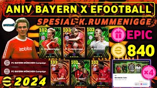 PERILISAN EPIC K RUMMENIGGE DI ANNIVERSARY BAYERN MUNCHEN DENGAN EFOOTBALL 2024 MOBILE [upl. by Niko]