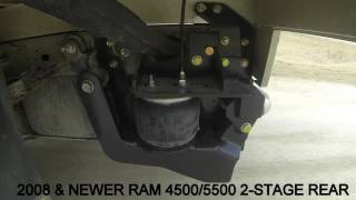 Kelderman Ram Chassis Cab 2Stage Rear Air Suspension Demo [upl. by Bollinger]