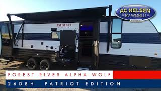 FOREST RIVER ALPHA WOLF 26DBH PATRIOT EDITION alphawolf forestriverrv rvlife [upl. by Aymer]