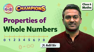 Properties of Whole Numbers Class 6 Maths  Whole Numbers Maths Questions amp Solutions  BYJUS [upl. by Lagas]