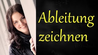 Ableitung zeichnen Ableitungsfunktion [upl. by Ysirhc]