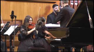 Martina Meola 8 Year Bach  concerto in F minor BWV 1056 [upl. by Nahs]