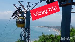 ropeway in Vizag  beautiful memories in Vizag  rishikonda with Vizag trip 💞💞 [upl. by Gayn]