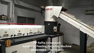 Automatic Plastic Raffia Dana Making Machine [upl. by Lawan]