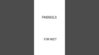 Phenols class 12  NEET Notes Organic Chemistry AIIMS [upl. by Vinia]