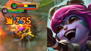 WILD RIFT TRISTANA  ONHIT TRISTANA BUILD IS INSANE 1VS9 [upl. by Alicec9]