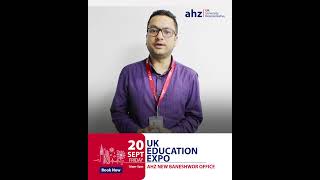 Elevate your academic career at the UK Education Expo  AHZ [upl. by Yrennalf17]