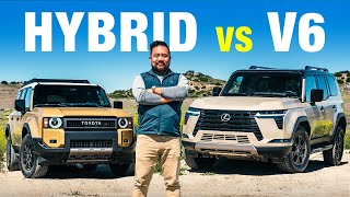 Toyota Land Cruiser vs Lexus GX  Which Is the Better OffRoader  OffRoad Comparison Test [upl. by Amorete]