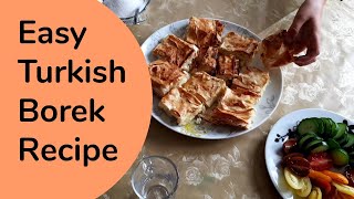 EASY Turkish Borek Recipe [upl. by Ennahoj]