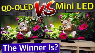 QDOLED vs Mini LED  Dont Buy the 𝗪𝗥𝗢𝗡𝗚 TV [upl. by Josler]