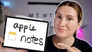 Apple Notes the ONLY notes app you NEED  tips for students and everyone else too [upl. by Cerveny132]