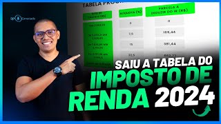 Publicada a tabela do imposto de renda 2024 vigente a partir de fevereiro  MP 12062024 [upl. by London]