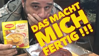 Irre  MAGGI HACKBRATEN ganz billig vom SMOKER  verrücktes ZUSCHAUERREZEPT  Klaus grillt [upl. by Pendergast]