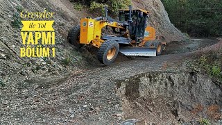 Greyder ile Orman Yol Yapmı Bölüm 1Forest Road Construction with Grader Part 1 keşfet [upl. by Celestyna]