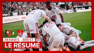 Rennes 45 Brest  Le résumé et les buts 🔴⚪ [upl. by Leckie]