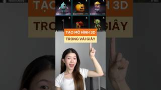 Thiết kế mô hình 3D trong vài giây với AI congcuai [upl. by Yeldua385]