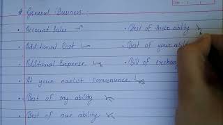 General Business  Shorthand Writing  Cursive Handwriting  Stenography English Steno [upl. by Ihtak]