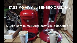 Comparatif Senseo Original vs Tassimo Vivy [upl. by Adidnere]