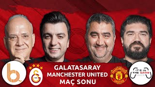 Galatasaray 3  3 Manchester Utd Maç Sonu  Bışar Özbey Ahmet Çakar Ümit Özat ve Rasim Ozan K [upl. by Henderson]