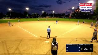 Iron vs BTA  6122024  Park District of Forest Park Mens Major League 16quot Softball [upl. by Kudva]