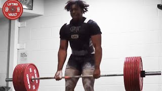 A Tested Teenager Deadlifted 370 kg On A Stiff Bar [upl. by Wesle]