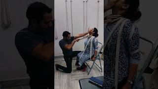 Neck Traction For Cervical spondylitis। peacefulyogajaipur cervical ytstudio [upl. by Ahsocin]