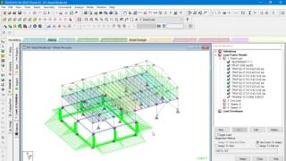 STAAD Modelling Exercise Tutorial 7  Adding Loads to Model [upl. by Eibbob897]