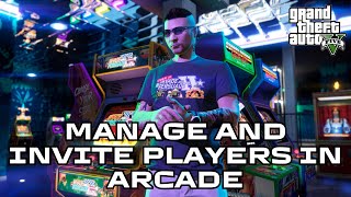 How to Manage and Invite Players in Arcade in GTA V Game 2024 [upl. by Hylton]