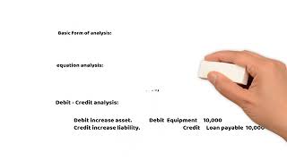 three forms of analysis basic equation and debit credit [upl. by Nahsor]