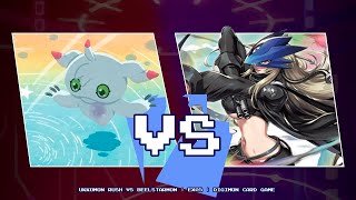 Ukkomon Rush Vs BeelStarmon  EX05  Digimon Card Game [upl. by Gerhan]