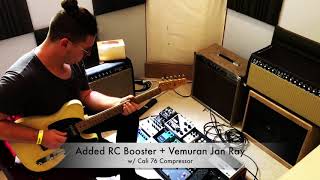 Cali 76  RC Booster  Jan Ray  Shanks Tone Stacking with Danocaster Tele [upl. by Croix]