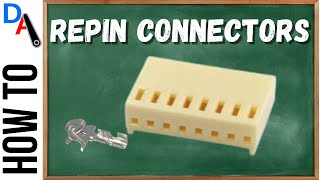 How to Repin Connectors [upl. by Lorimer86]