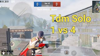 Bgmi  Tdm Solo 1 v 4  8 Vs 8 Noob Play [upl. by Tucker]