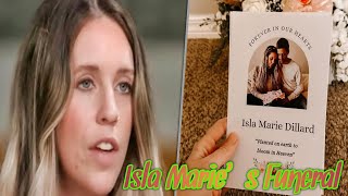 Jill Duggar Shares Daughter Isla Marie’s Funeral With Fans [upl. by Bobine]