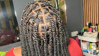 How to make coco twist hair style goviral hairstyle vlogmas trending vlogmas2024 fyp [upl. by Ackerman]