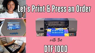 Custom Shirt Order  DTF 1000  DTF Printer [upl. by Worrad]