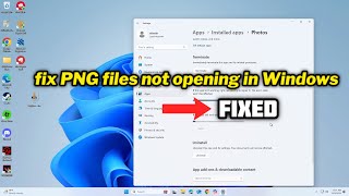 FIXED PNG files not opening in Windows 1011 [upl. by Sulokcin]