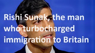 The sudden and astronomical rise in immigration as soon as Rishi Sunak became Prime Minister [upl. by Kazimir9]