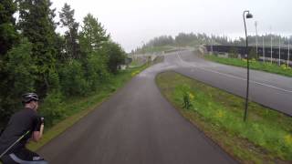 Holmenkollen Downhill Rulleski [upl. by Renrut]