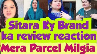 Mojhy Parcel Milgia 🥳 Sitara ky Brand ka Review reaction 🫣Kitne Dress Ay Kesi quality hai [upl. by Kayla560]