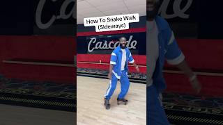 How To Snake Walk sideways rollerskating rollerskatingtutorials howtosnakewalk [upl. by Mena]