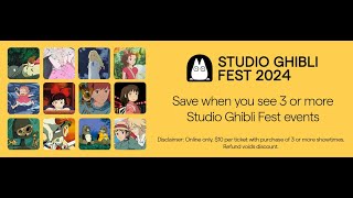 Studio Ghibli Fest 2024 at Cinemark [upl. by Ansilma171]