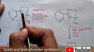 Spath and Bretschneider synthesisSynthesis of NicotineLecture12 [upl. by Alletsyrc]