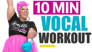 10 Minute Daily VOCAL WORKOUT Vocal Exercise subtitles [upl. by Drarehs691]